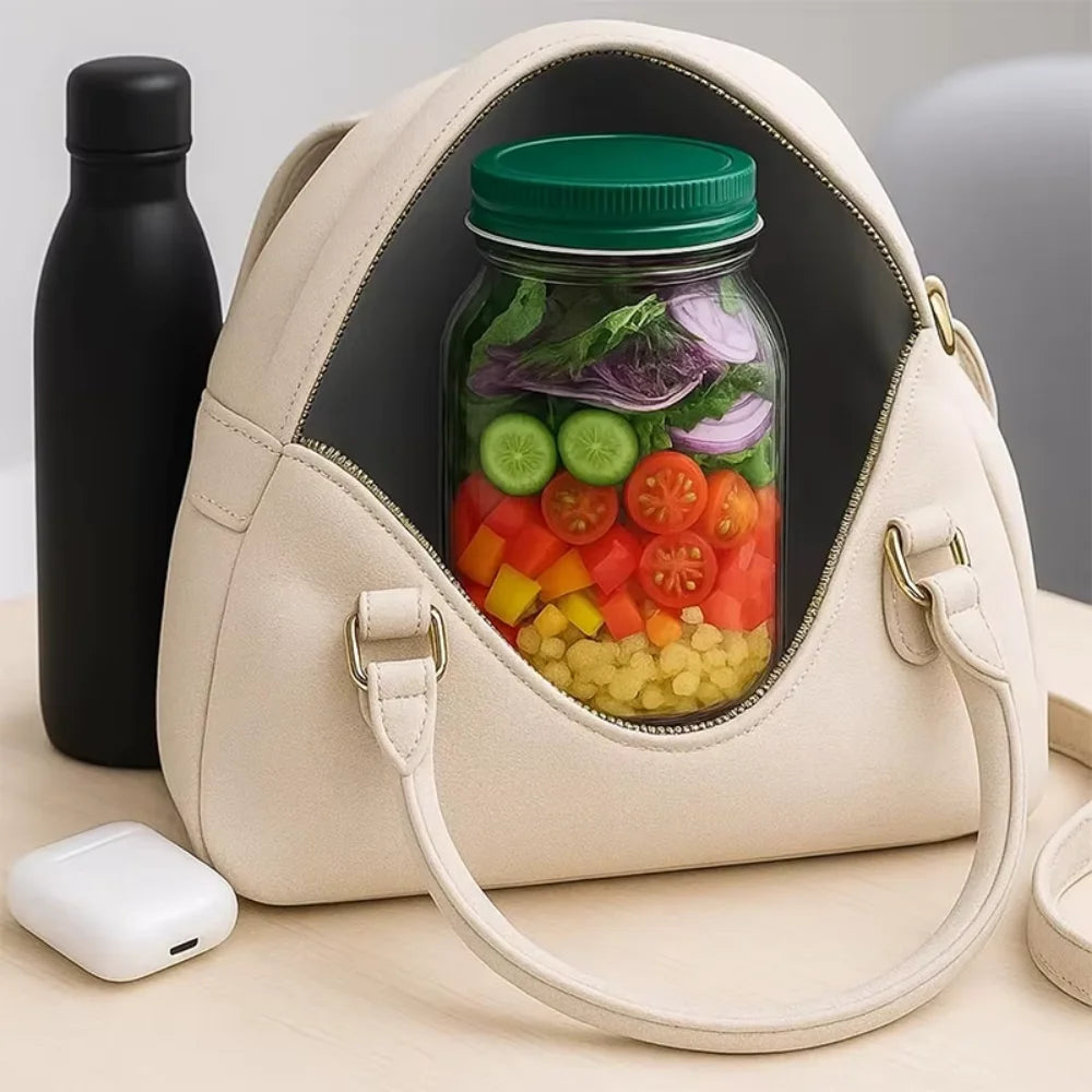 Bocal à Salade Nomade 2 en 1 – Bocal & Bol