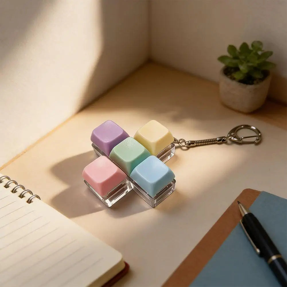Clicker Fidget Porte-Clés — Boutons Mécaniques Satisfaisants | Vyrall