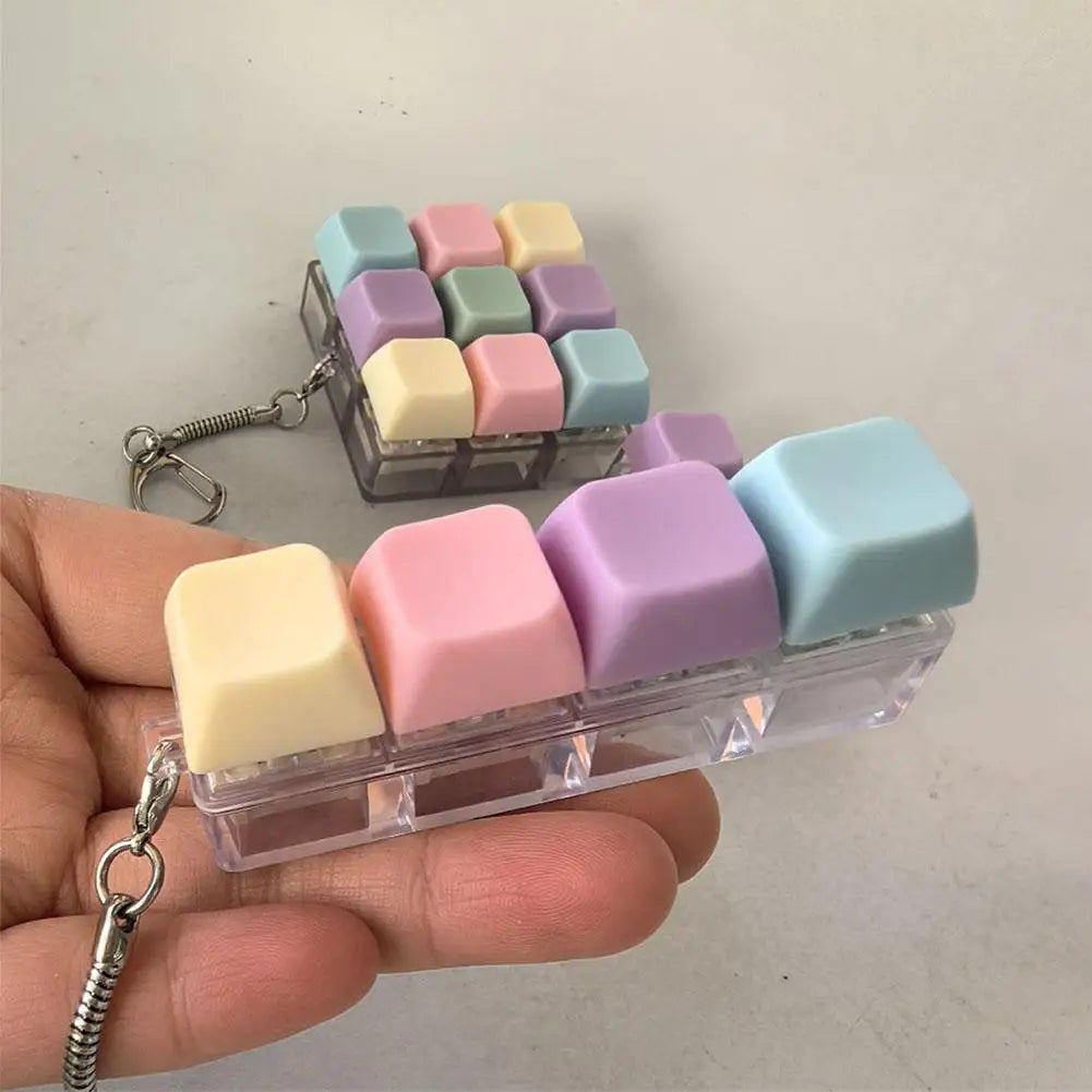 Clicker Fidget Porte-Clés — Boutons Mécaniques Satisfaisants | Vyrall