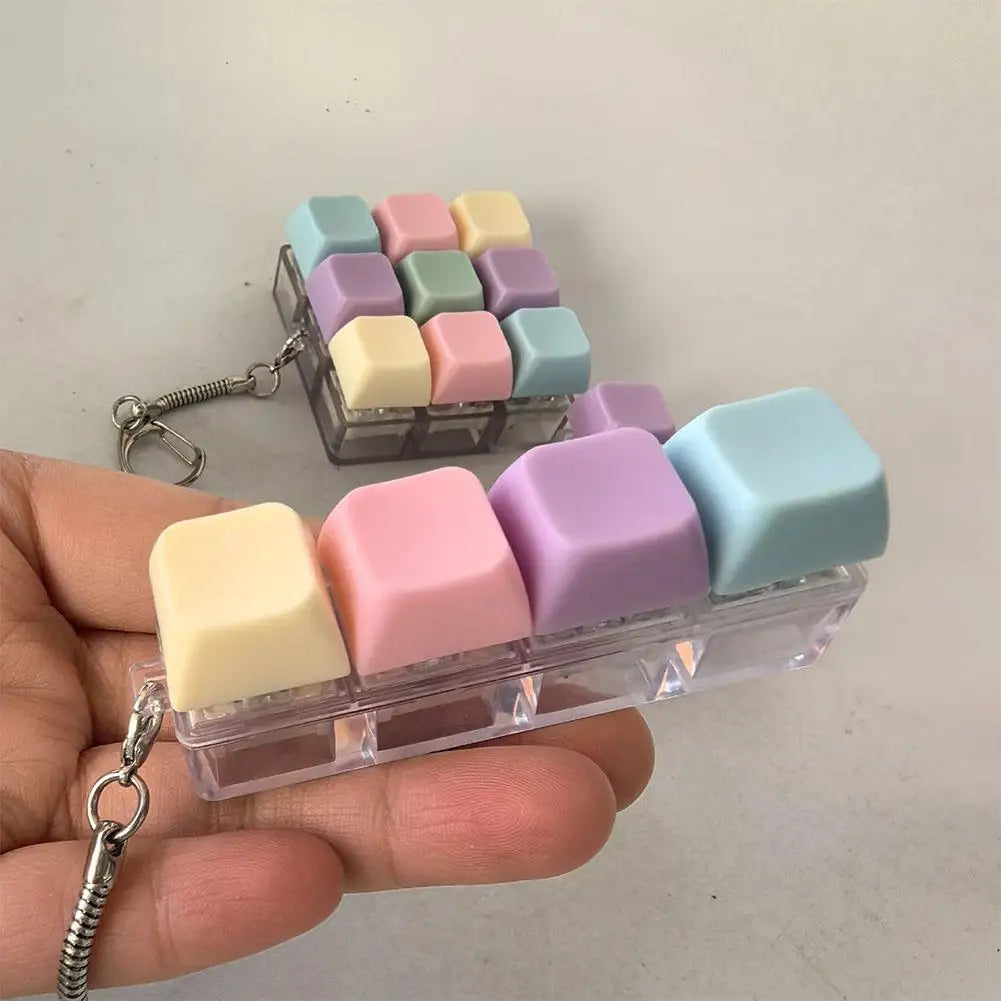Clicker Fidget Porte-Clés — Boutons Mécaniques Satisfaisants | Vyrall